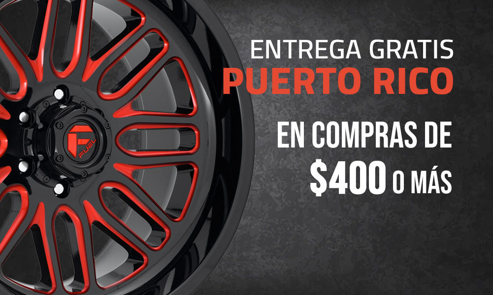 Entrega gratis a todo Puerto Rico en compras de $400 o más.